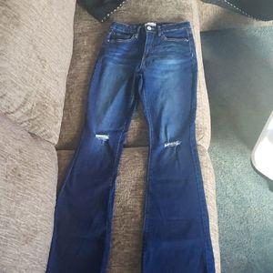 Newly worn jeans